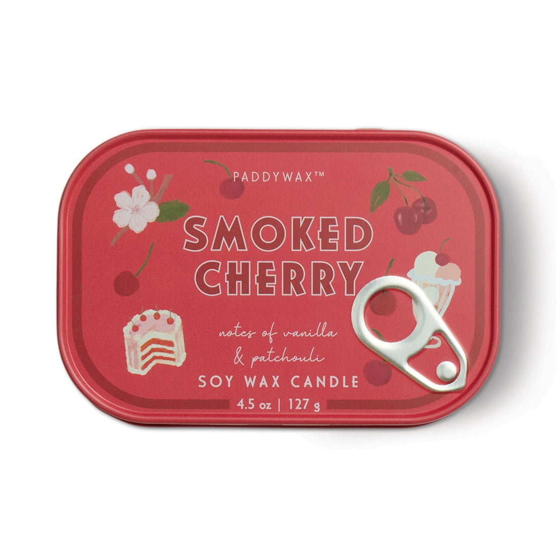 Bistro 4.5oz/27g Printed Tin Candle - Smoked Cherry