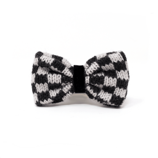 Stocky & Dee Luxury Dog Bow Tie - Graphite