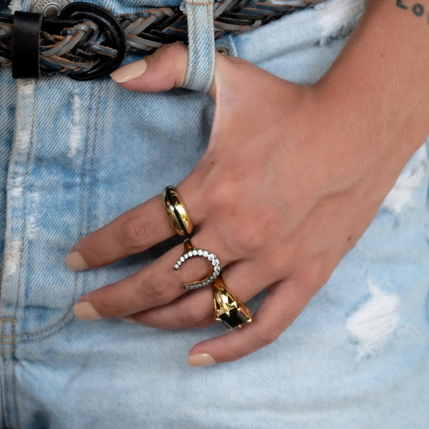 Candy Stripe Dome Ring by Scream Pretty