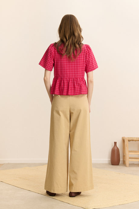 Garance Paris Cecilia Blouse in Vivi in Rose