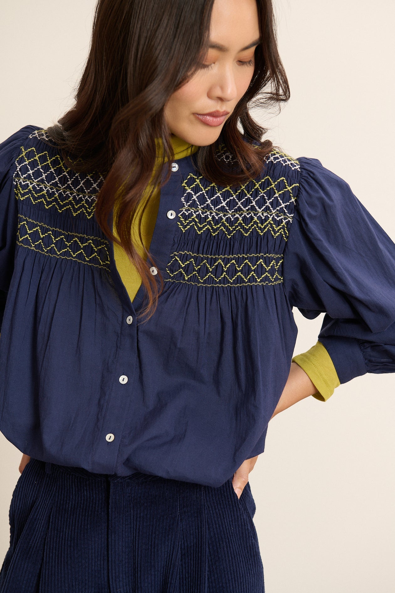 Garance Paris Ketty Blouse in Marine
