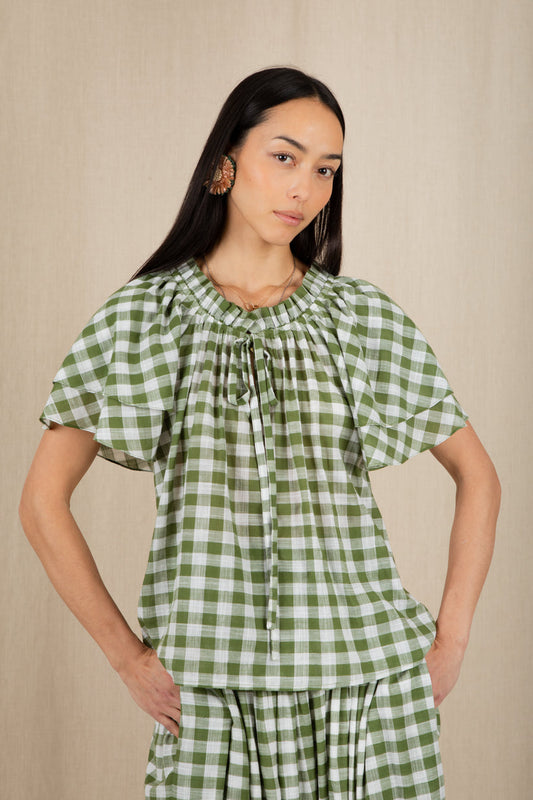 Bonte London Mina Top in Aloe