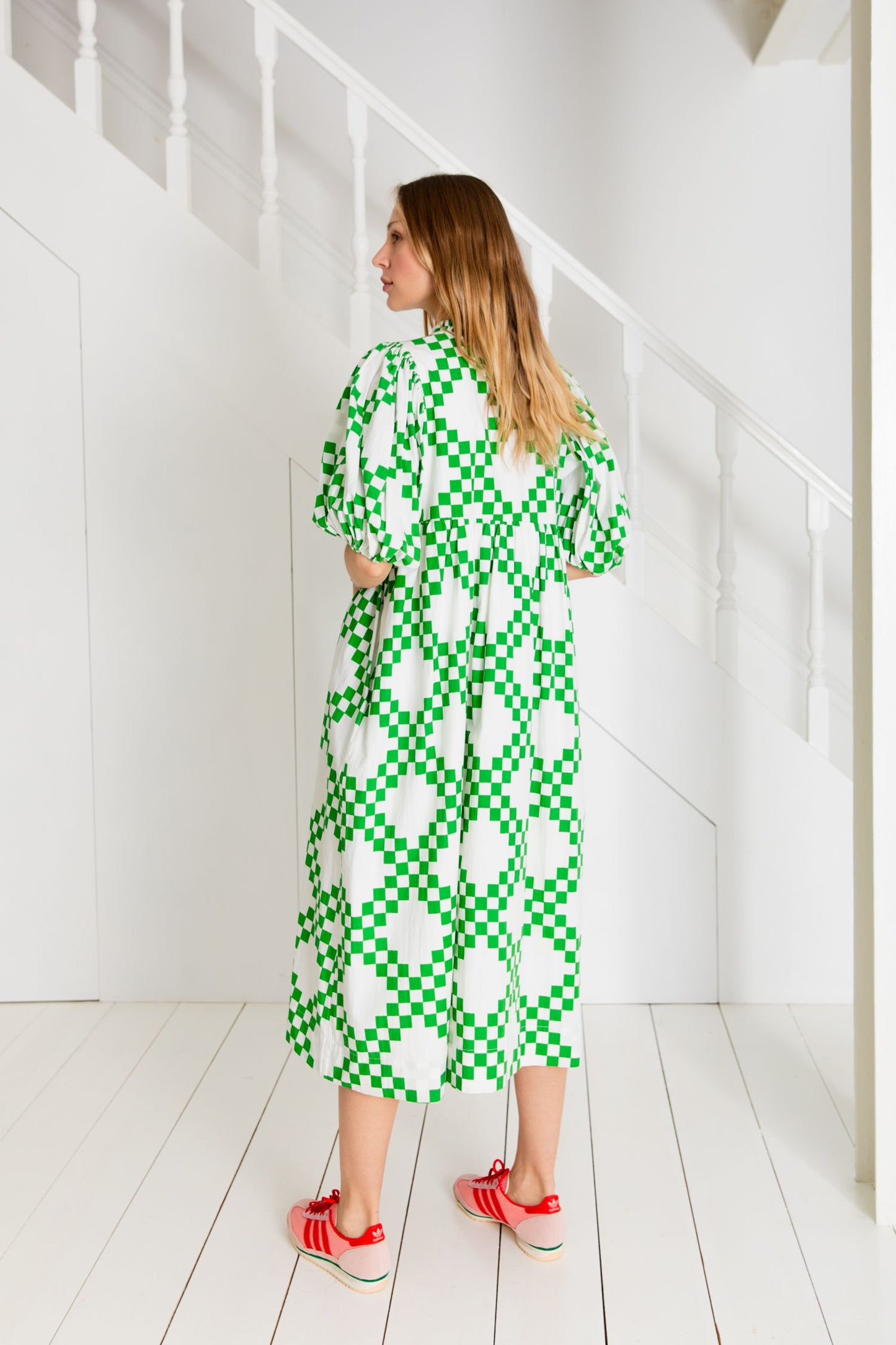 Bonte Briony Dress in Apple Green