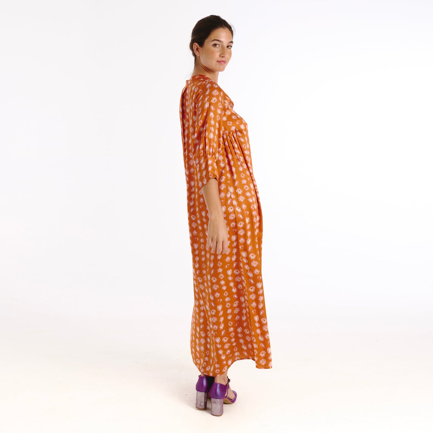 Tanavana Brisa Orange Los Soul Dress