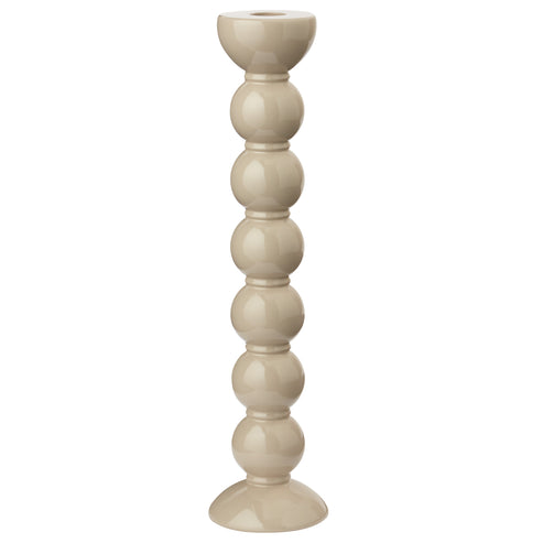 Addison Ross Extra Tall Cappuccino Bobbin Candlestick - 33cm
