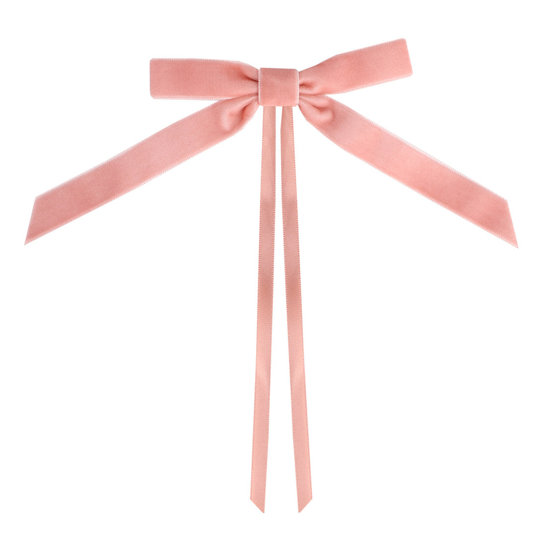 Pink Velvet Decorative Bows - 8 Pack