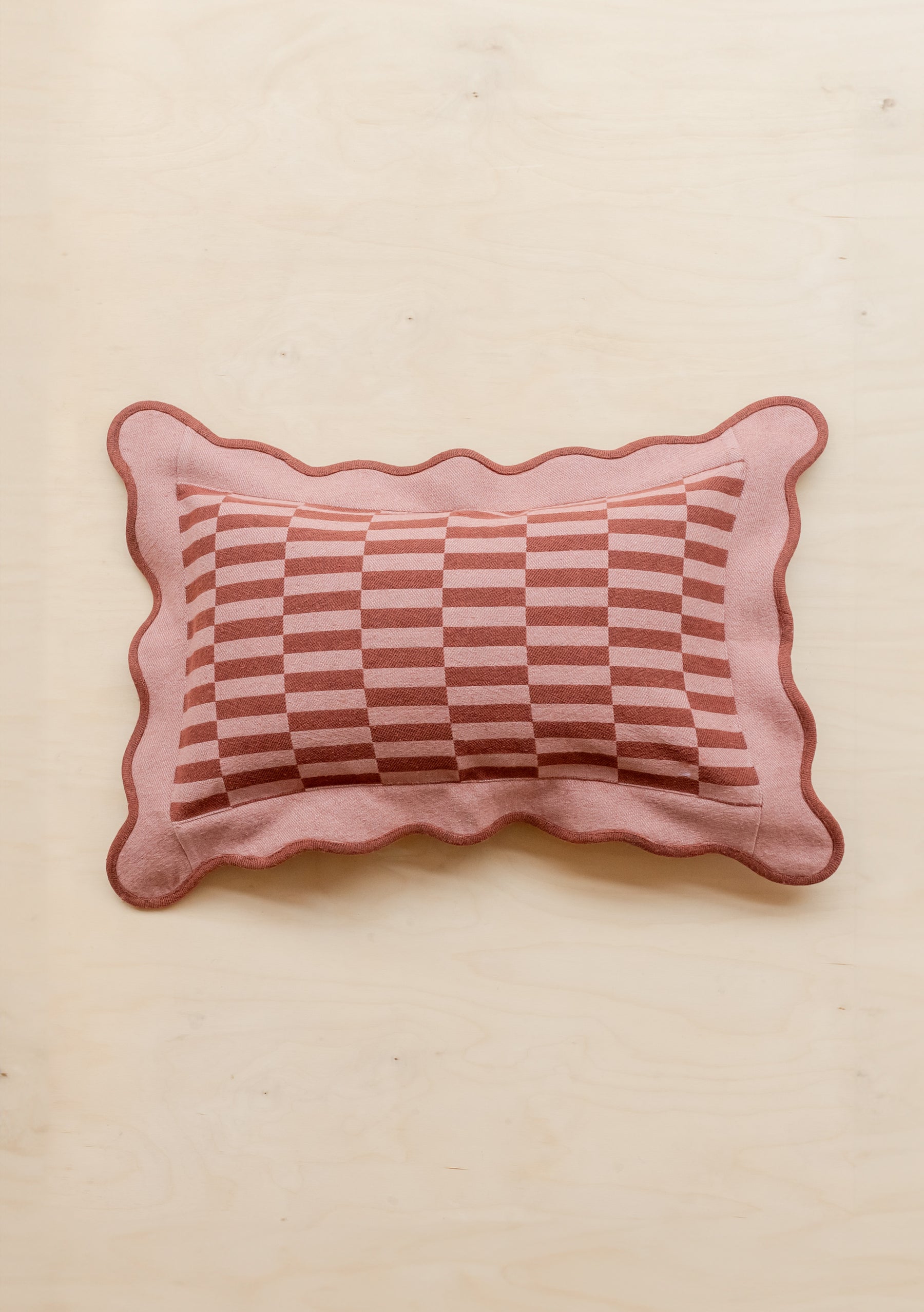 TBCo Cotton Cushion Cover in Rose Checkerboard