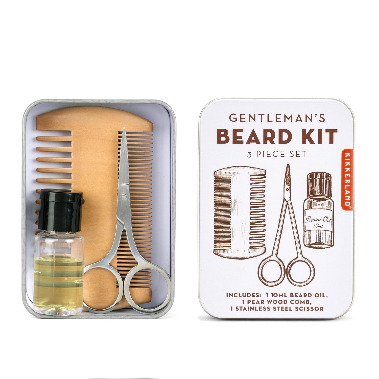 Kikkerland Gentleman's Beard Tin