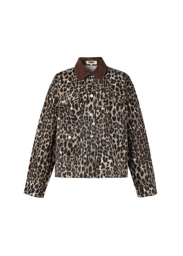 FRNCH MUNCHKIN Leopard Jacket