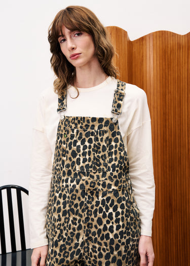 FRNCH MORINGA Leopard Overalls