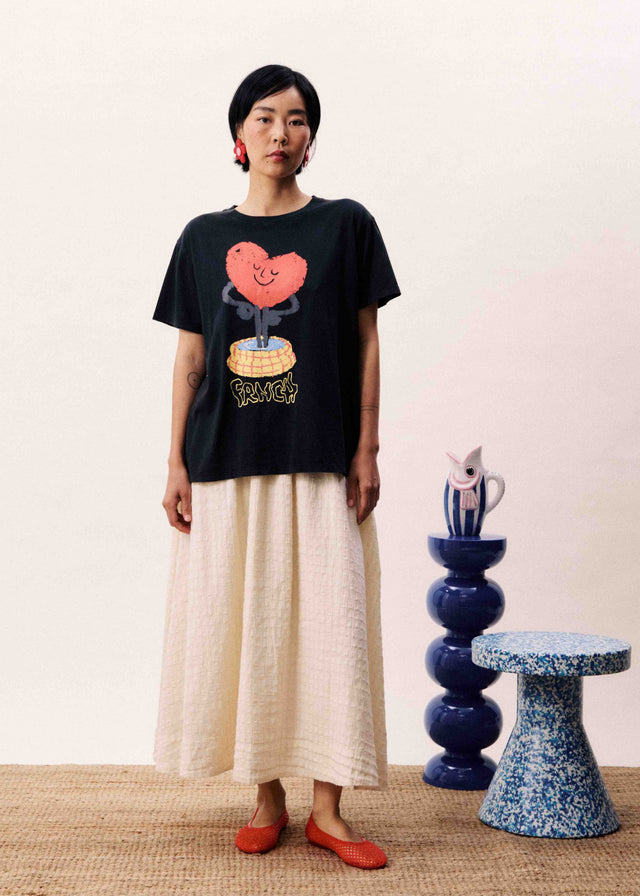 FRNCH Cloudia Skirt in Butter