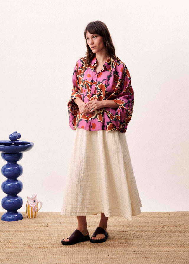 FRNCH Cloudia Skirt in Butter