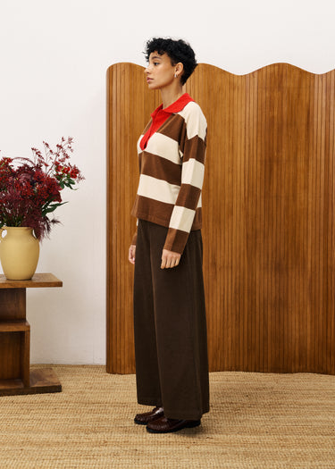 FRNCH COLCHIQUE Ice Brown Sweater