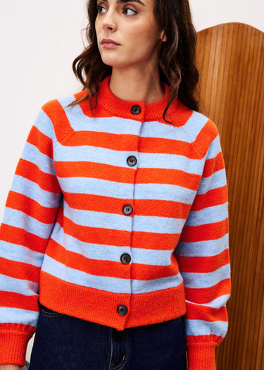 FRNCH MORAND Red Cardigan