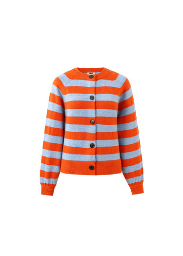 FRNCH MORAND Red Cardigan