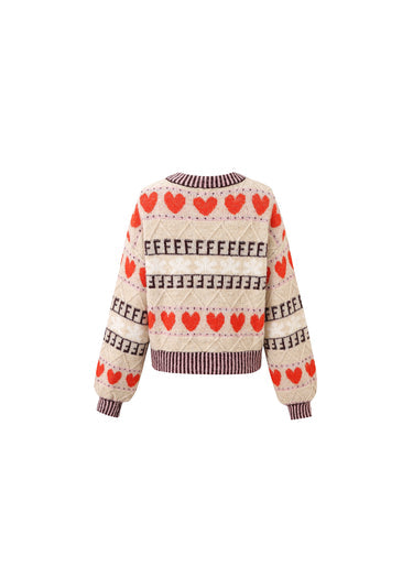 FRNCH Alucite Cardigan in Beige