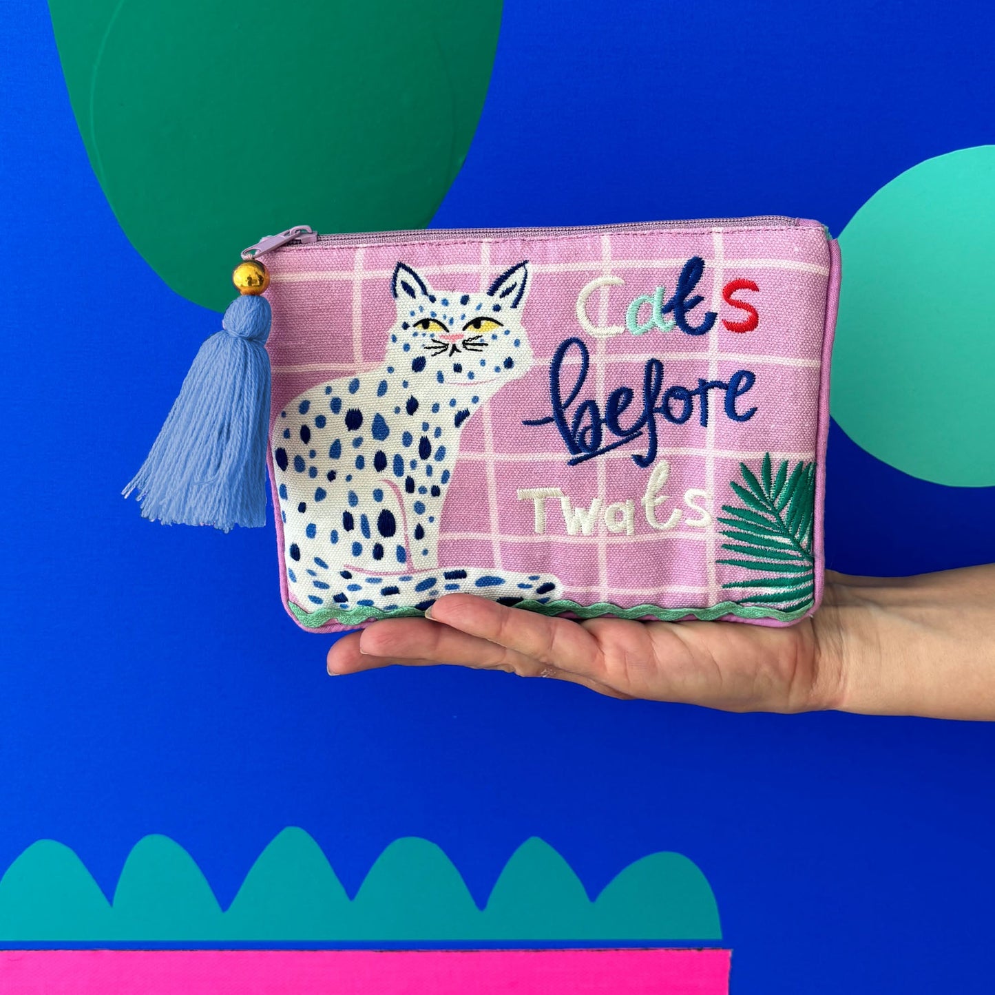 House of Disaster Catnip 'Cats Before Tw*ts' Purse