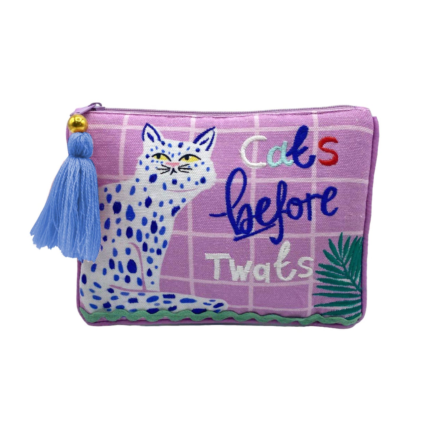House of Disaster Catnip 'Cats Before Tw*ts' Purse