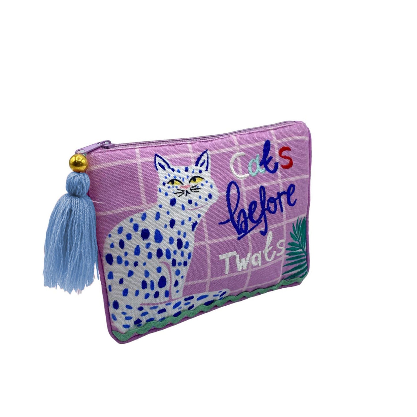 House of Disaster Catnip 'Cats Before Tw*ts' Purse