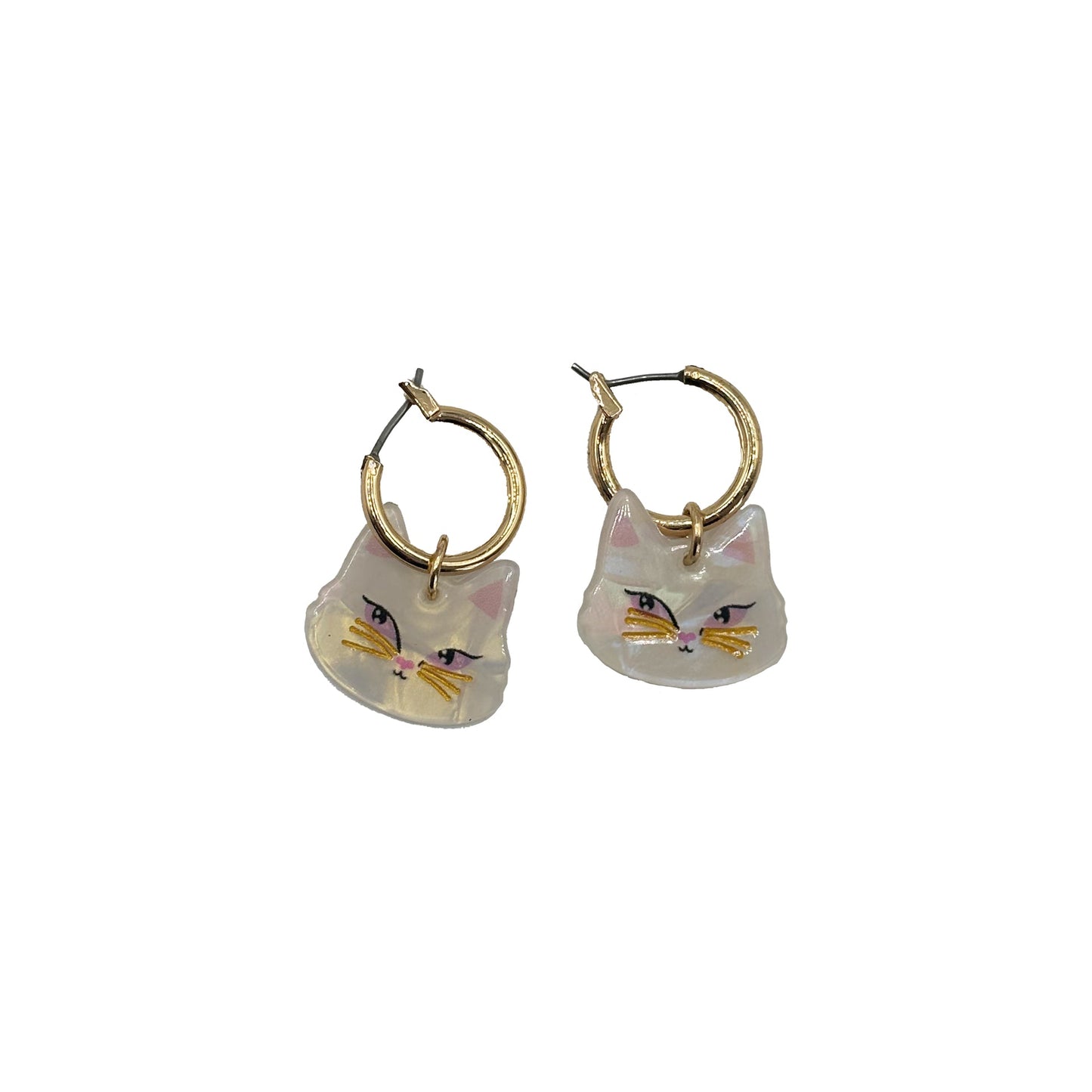 House of Disaster Catnip Cat Hoop Earrings