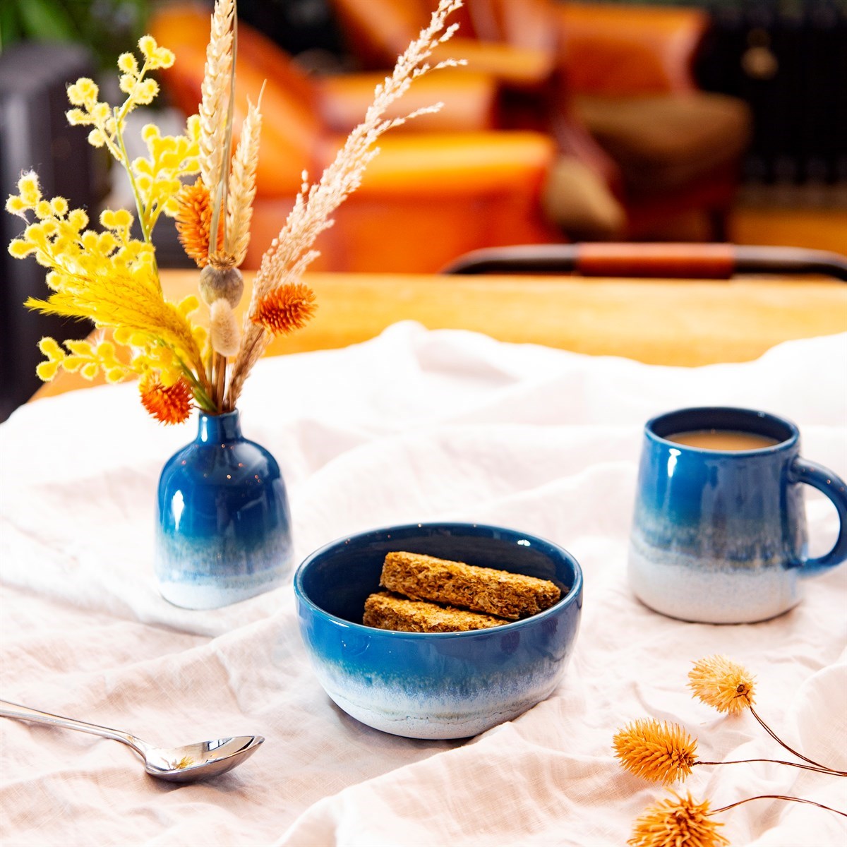 Sass & Belle Mojave Glaze Blue Mug
