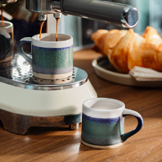 Sass & Belle Marlowe Blue Espresso Mugs - Set of 2