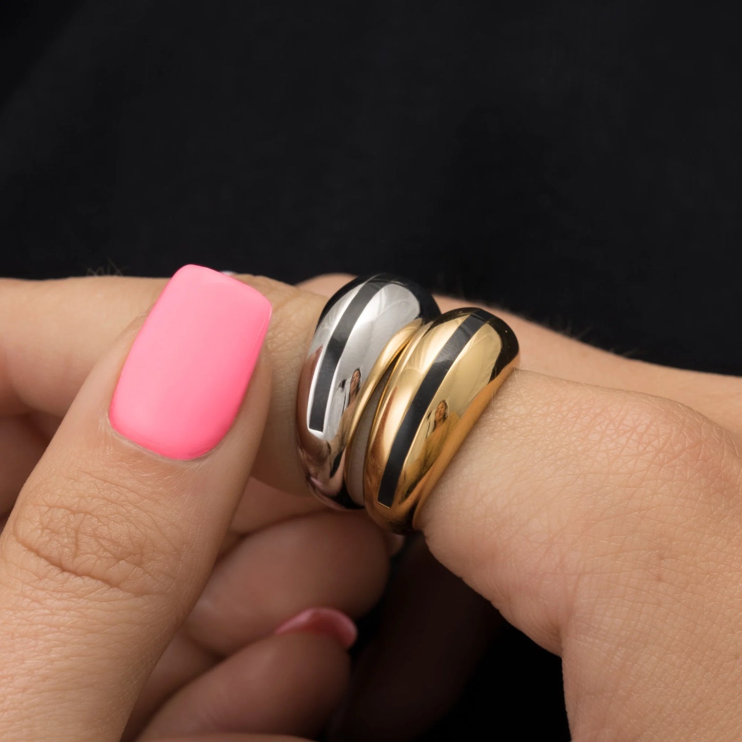 Candy Stripe Dome Ring by Scream Pretty