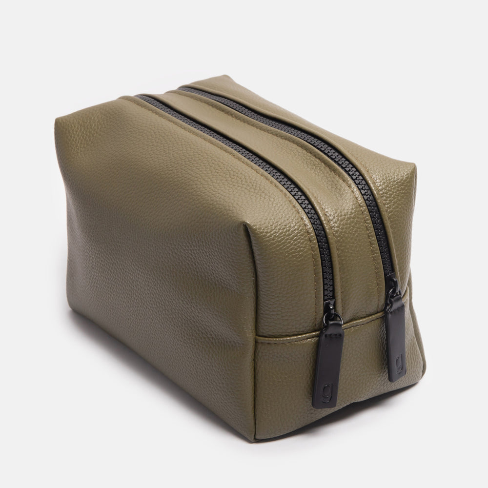 Caroline Gardner Green Large Travel Wash Bag