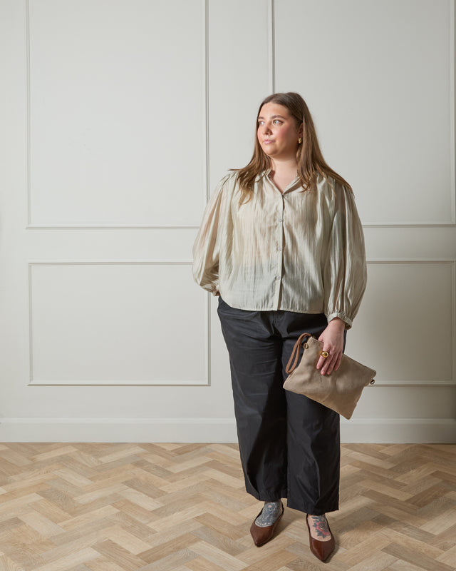 Chalk Dawn Blouse Taupe