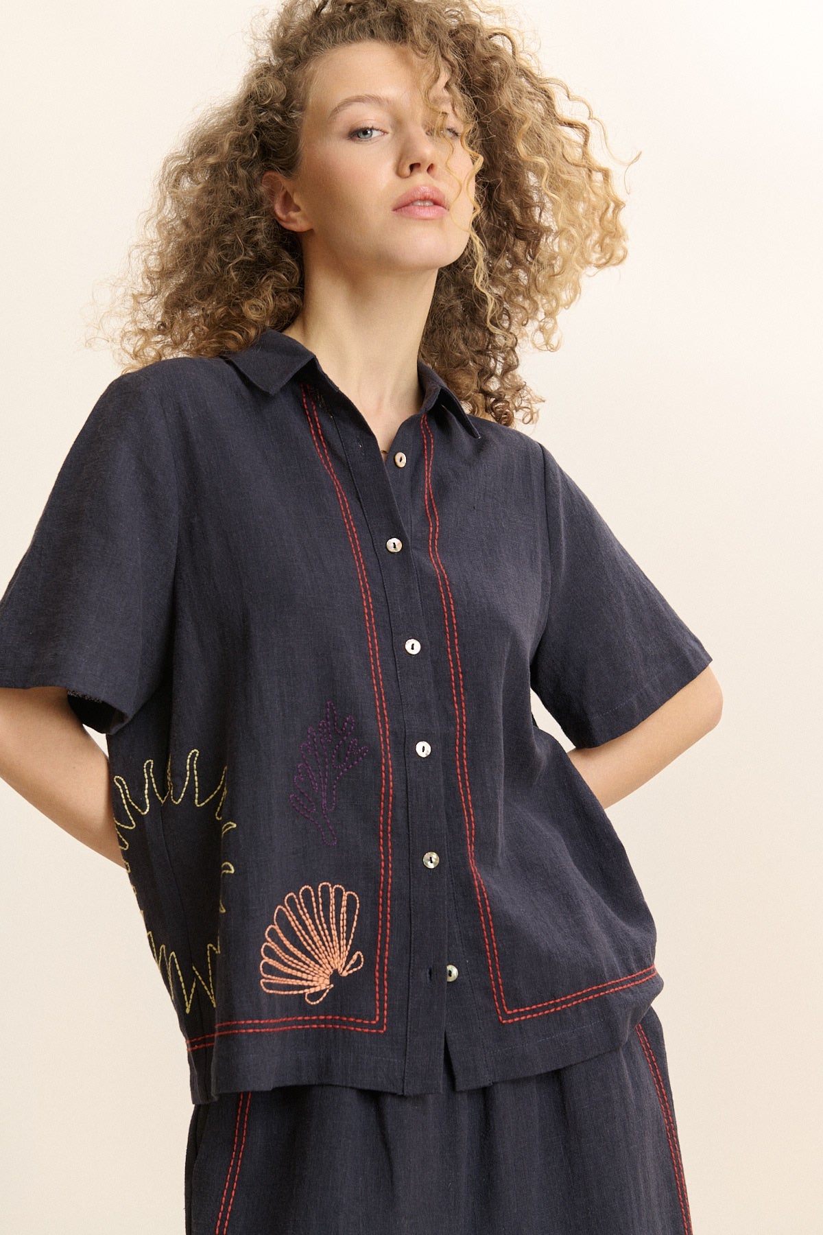 Garance Paris Cenie Shirt in Marine