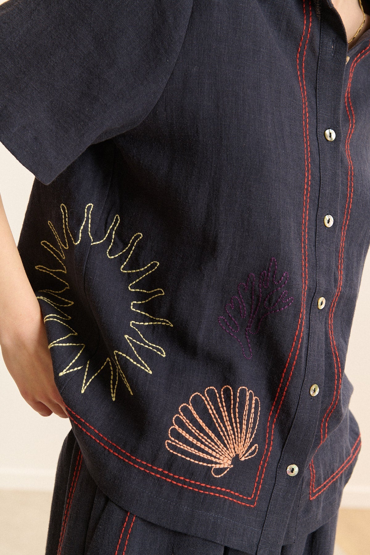 Garance Paris Cenie Shirt in Marine