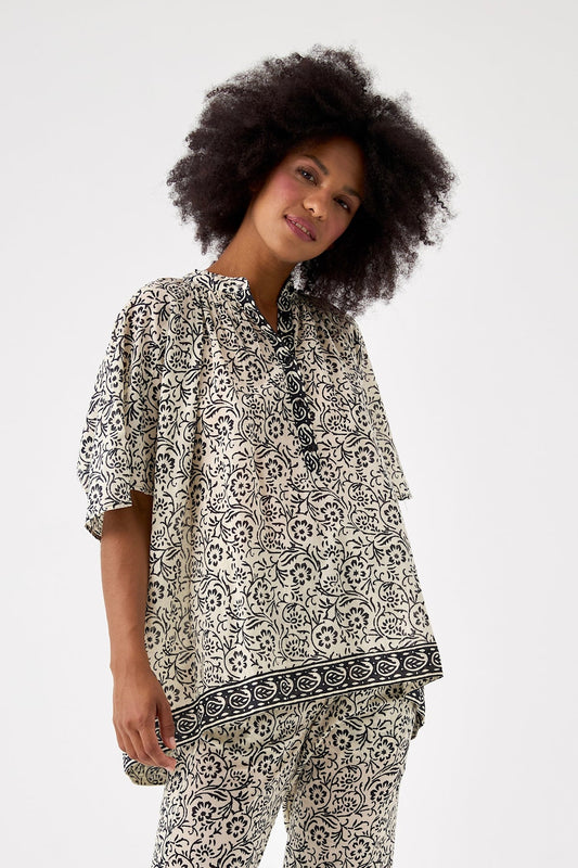 Chico Soleil BHUMI Top in Fleurs De Tiare