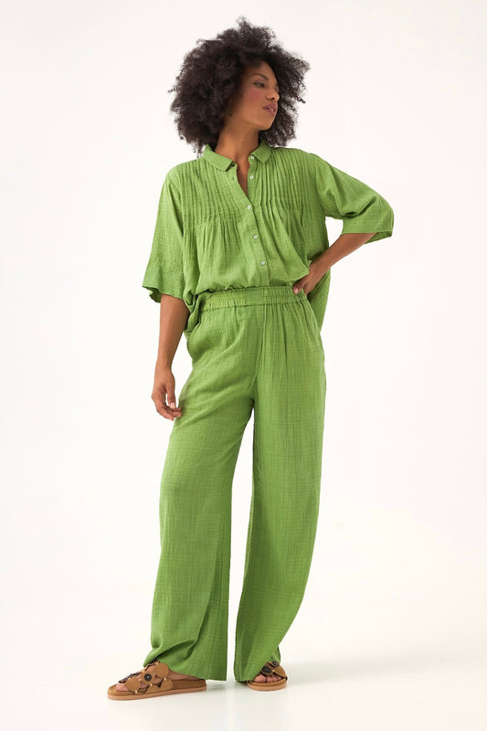 Chico Soleil CURTIS PANTS in Peridot Green