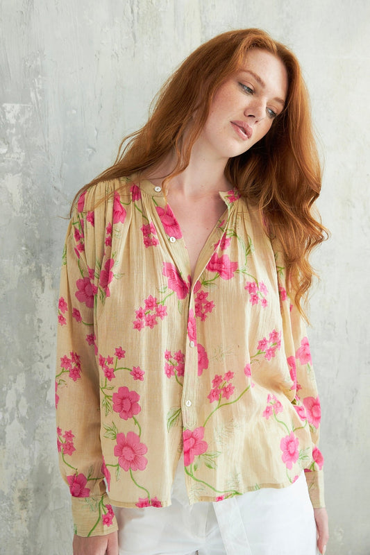 Chico Soleil MEERA SHIRT in Beige Cotton