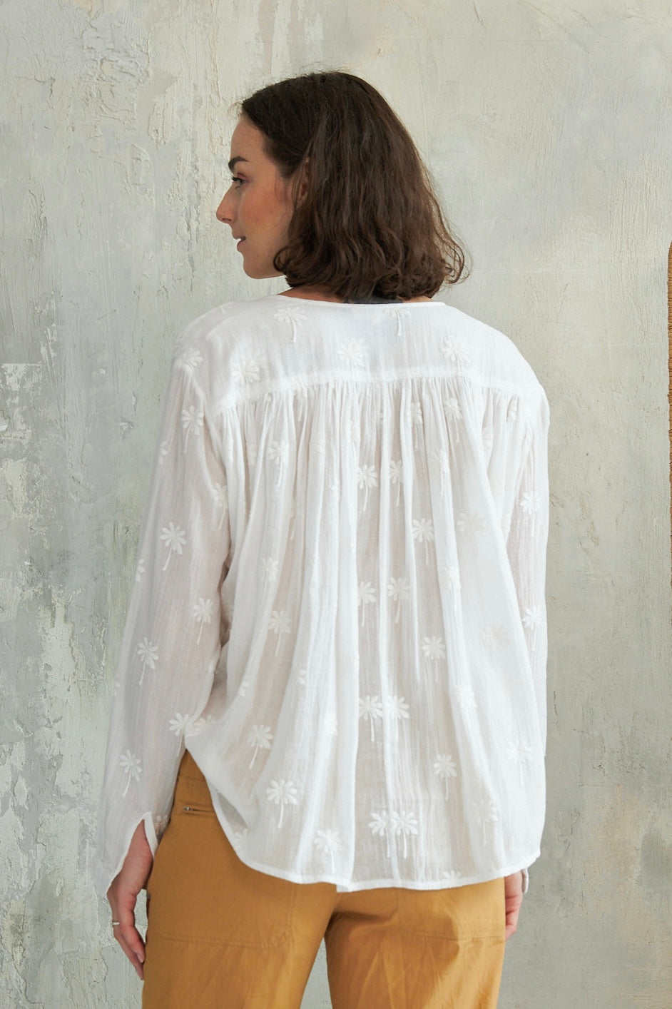 Chico Soleil LOLLA SHIRT in Off White Cotton