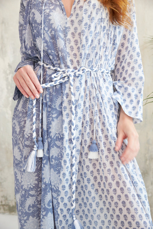 Chico Soleil PALLAVI DRESS in Blue Cotton