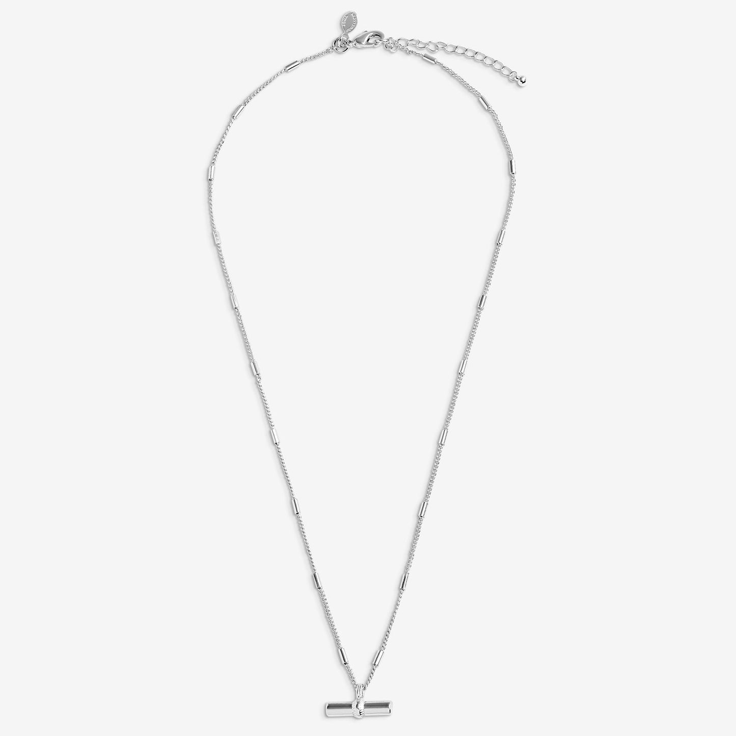 Joma Jewellery Classic Collection T-Bar Necklace In Silver Plating