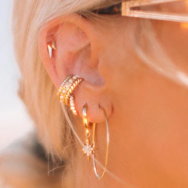 Flat Hoop Earrings by Scream Pretty