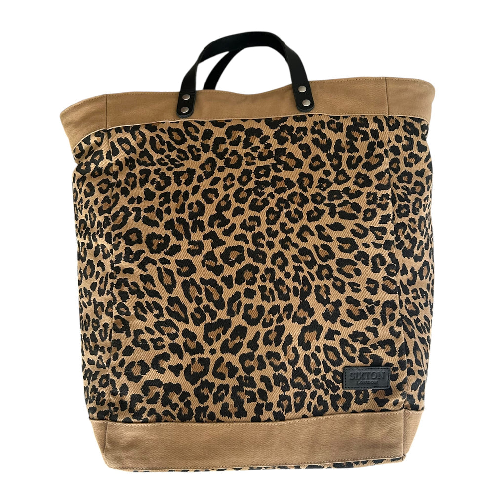 Sixton Clovelly Backpack - Sand Leopard Print