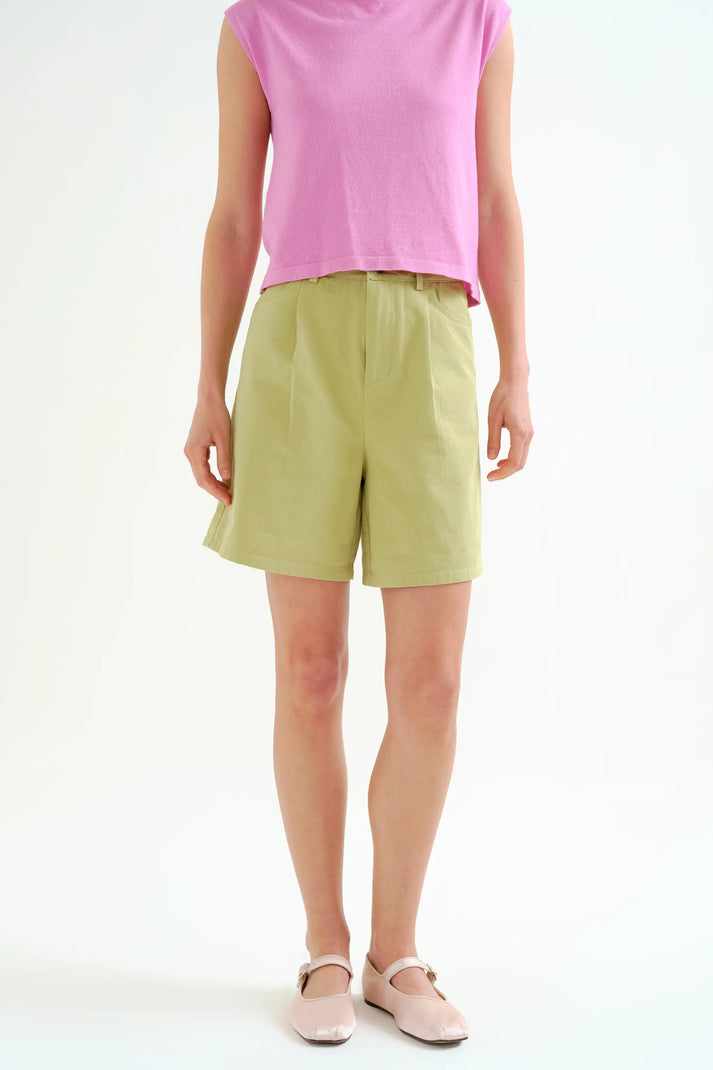 Compania Fantastica High Waisted Green Shorts
