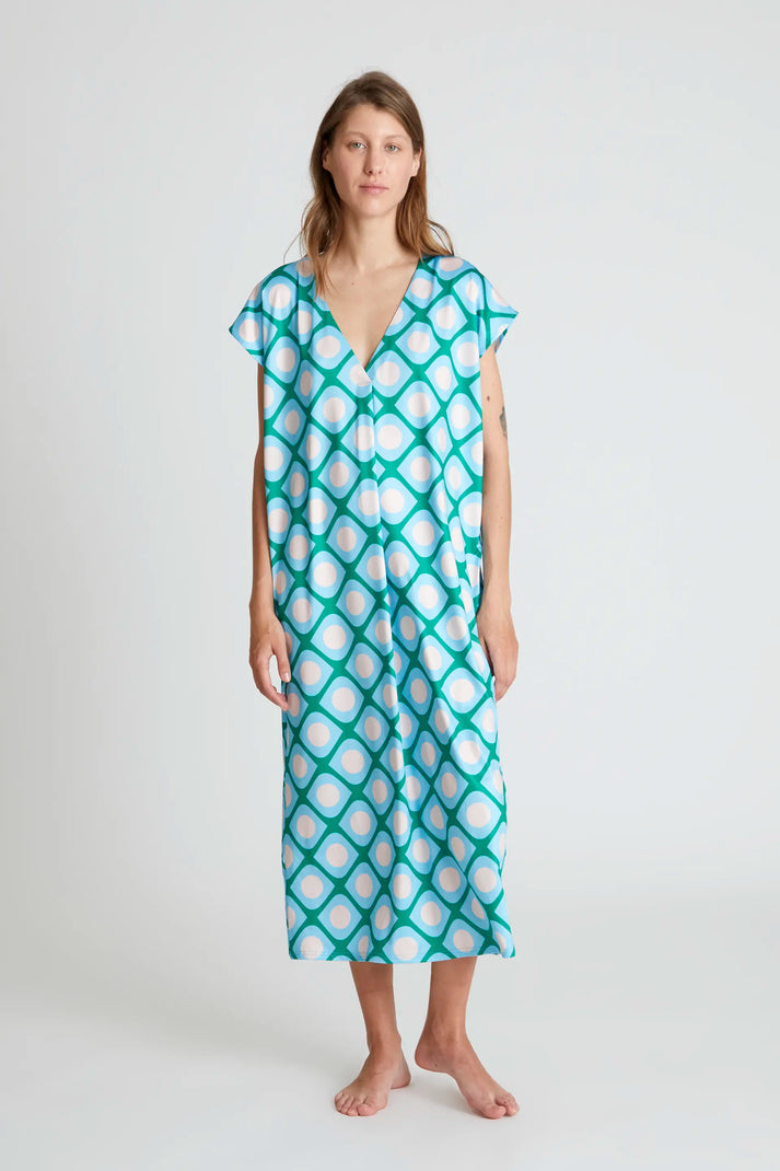 Compania Fantastica Poniente Printed Long Kaftan