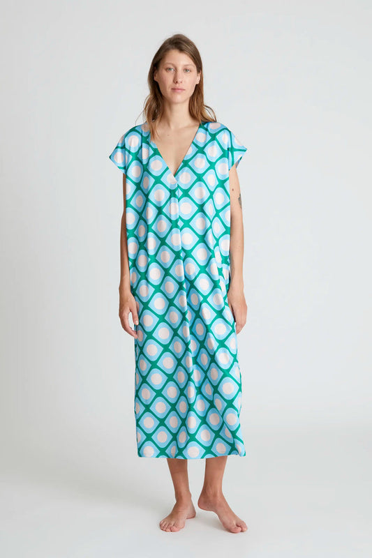 Compania Fantastica Poniente Printed Long Kaftan