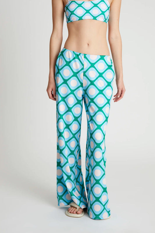 Compania Fantastica Poniente Printed Straight Trousers