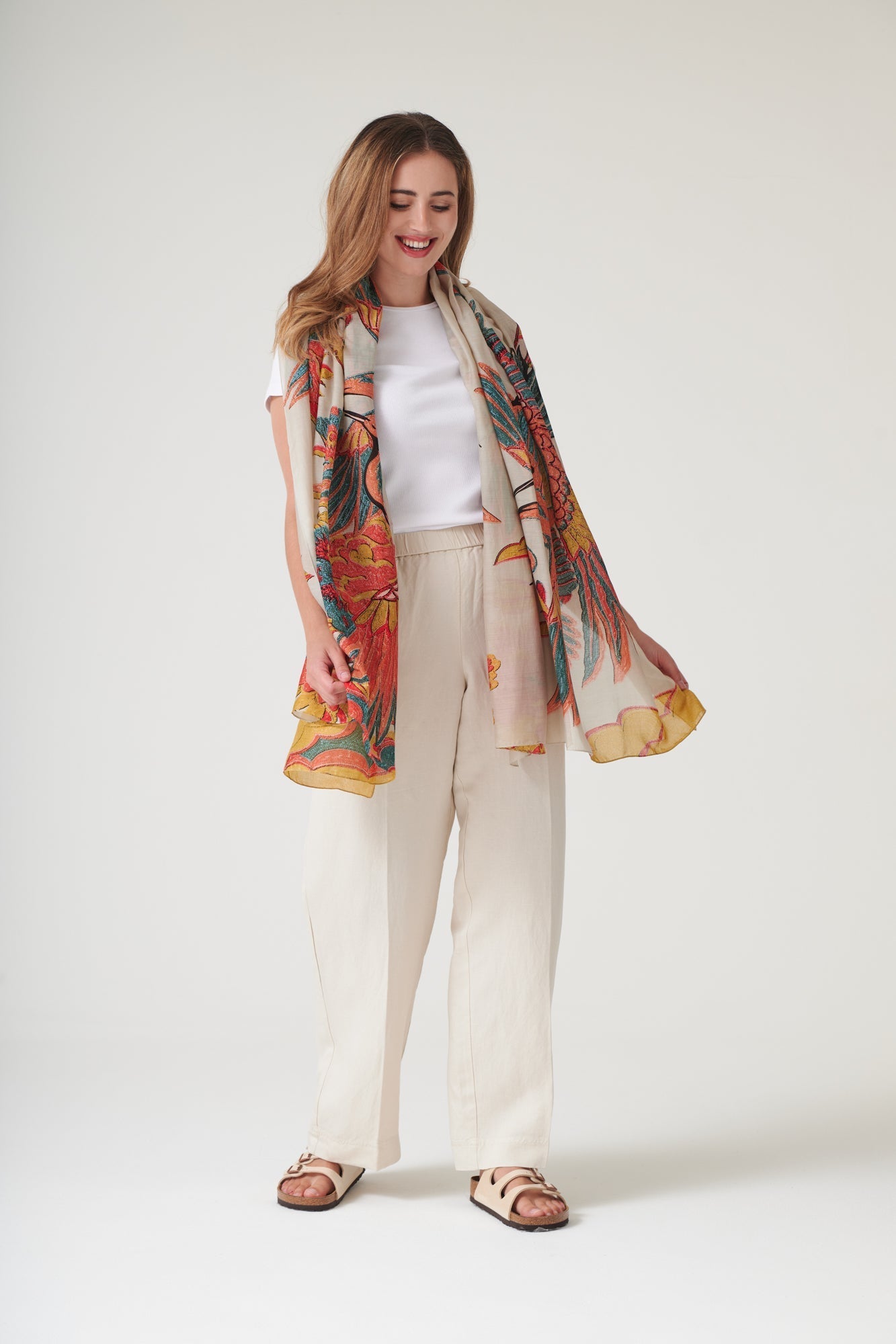 One Hundred Stars Crane Stone Scarf