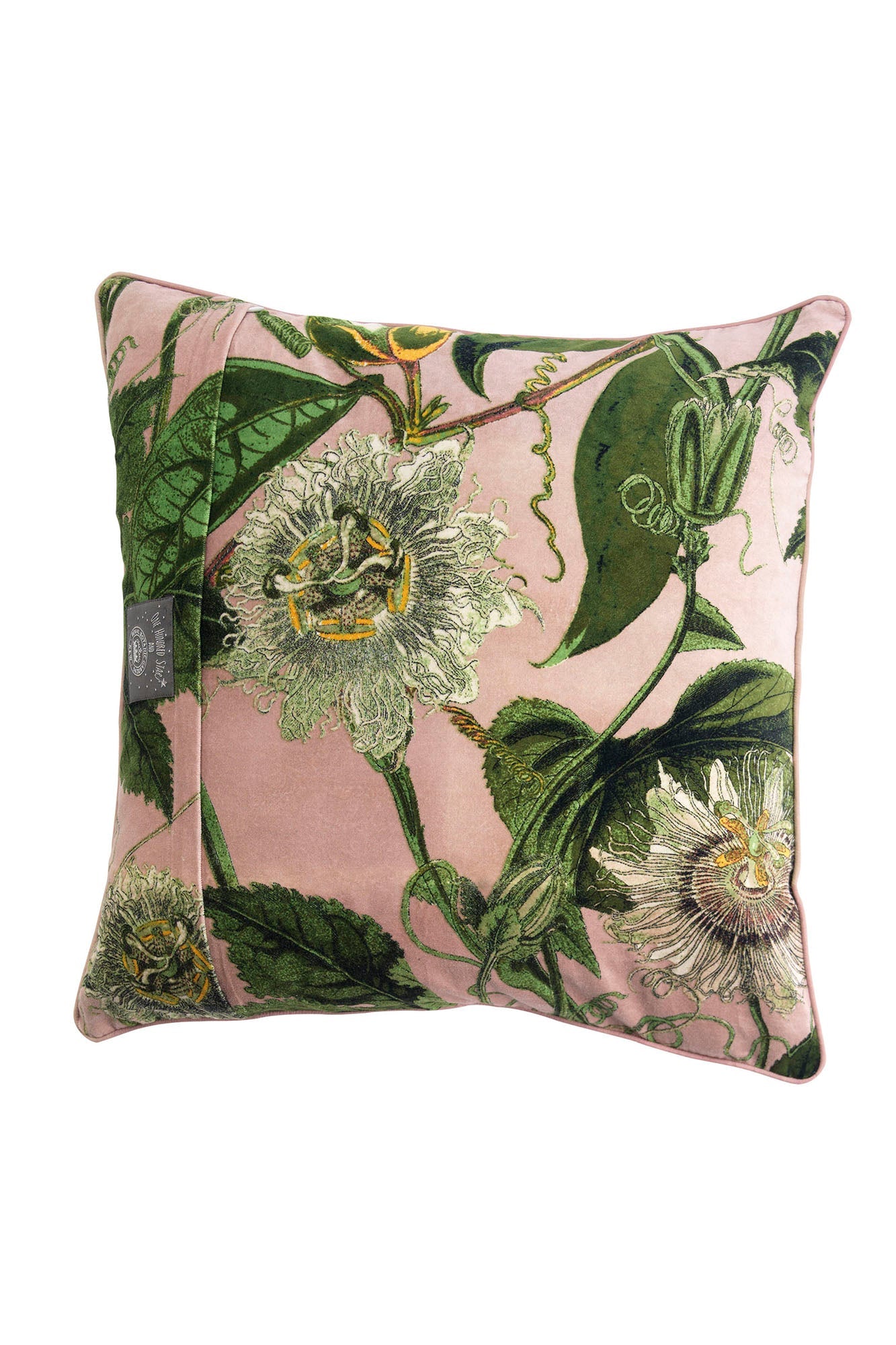 One Hundred Stars Passion Flower Pink Cushion Cover