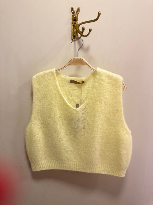 Marta Du Chateau Marlene Vest in Yellow