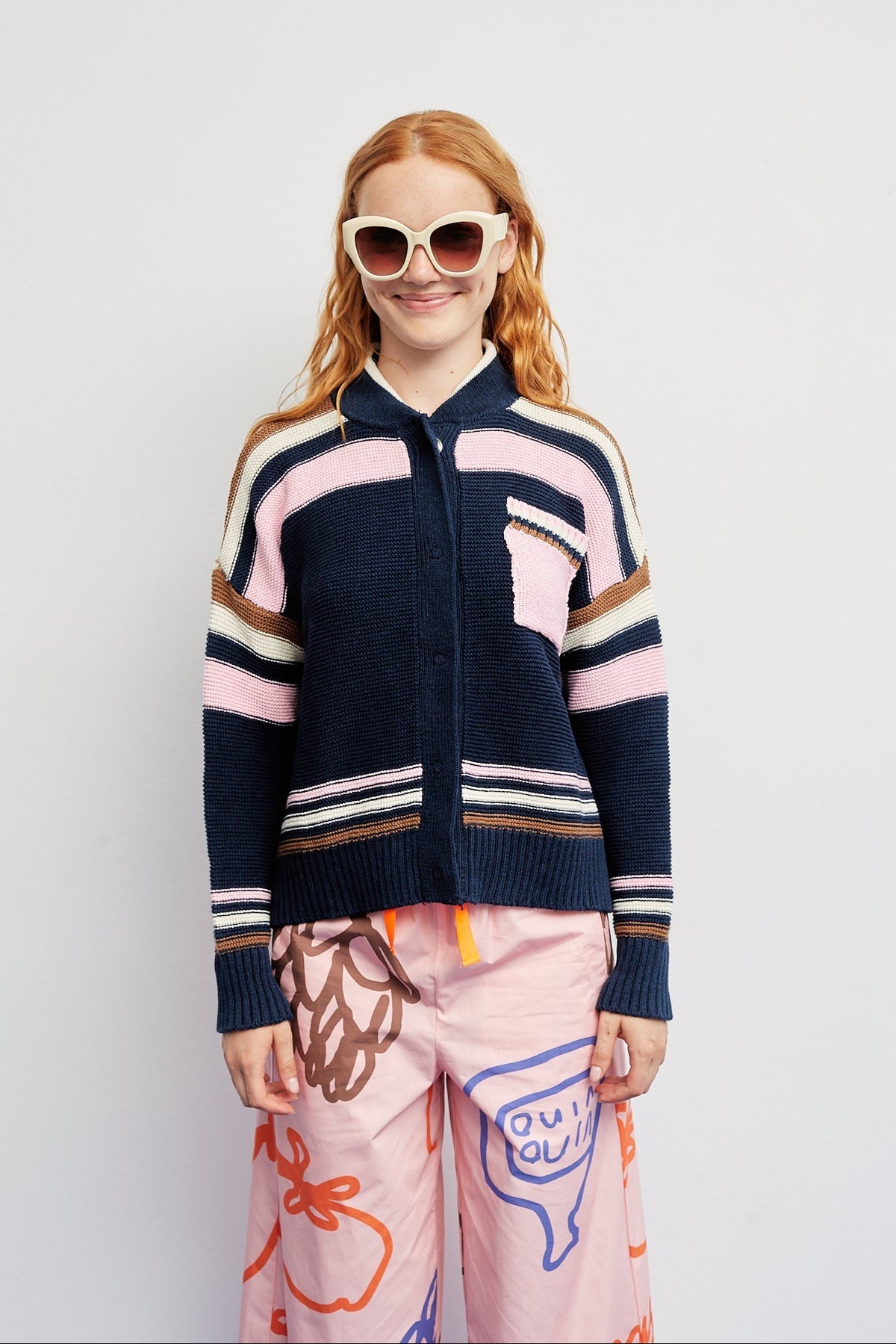 Dr Bloom Blue Tennis Sweater