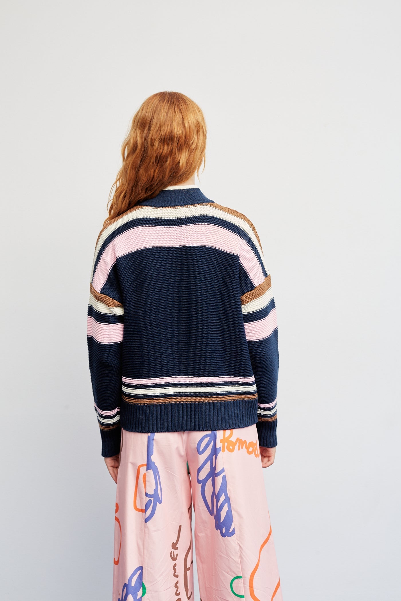 Dr Bloom Blue Tennis Sweater