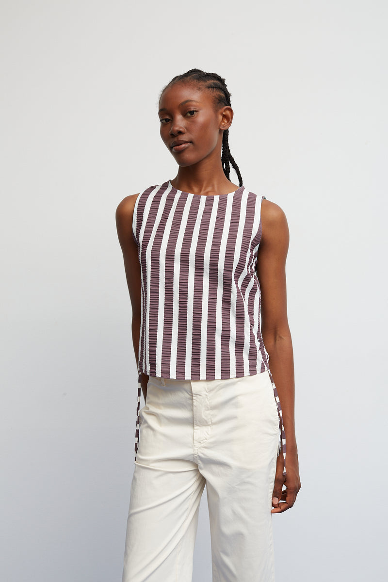 Dr Bloom Eggplant Travel Top