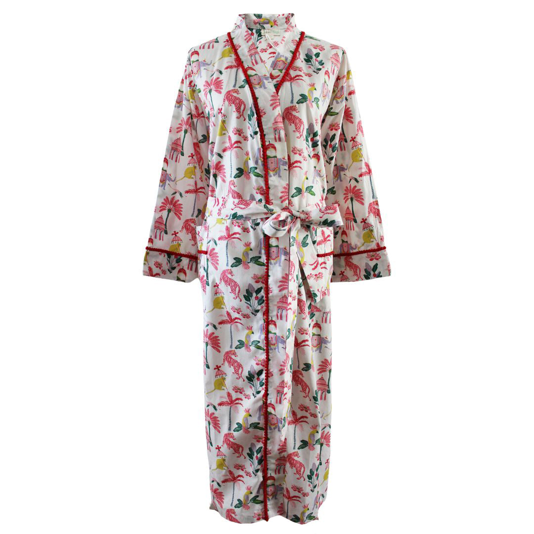 Powell Craft Sultan’s Garden Print Dressing Gown